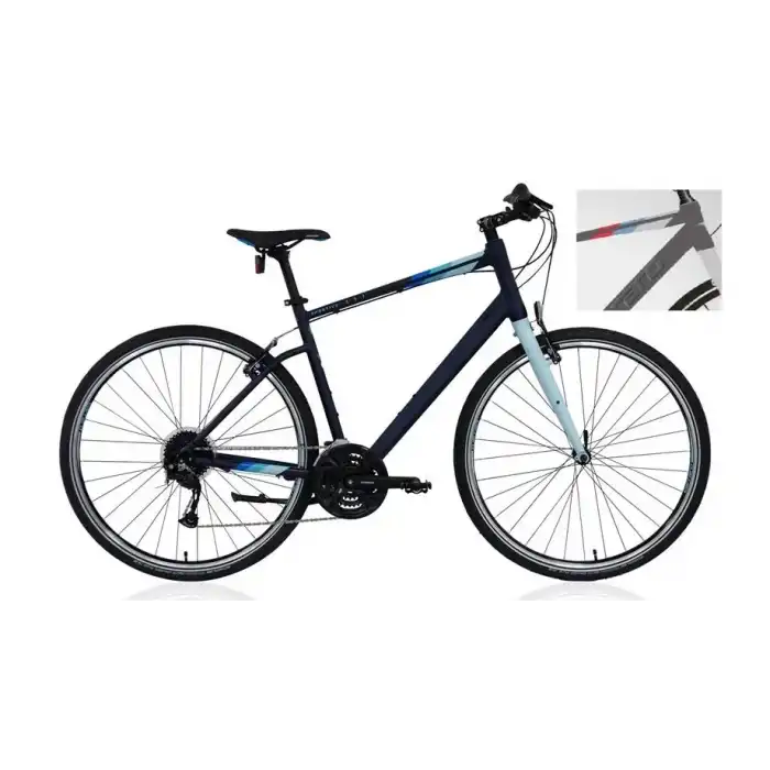 CARRARO SPORTIVE 327 ERKEK ŞEHİR BİSİKLETİ 480H V 28 JANT 27 VİTES MAT ANTRASİT GÜMÜŞ MAVİ KIRMIZI