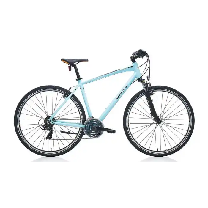 CARRARO SPORTIVE 220 ERKEK ŞEHİR BİSİKLETİ 508H V 28 JANT 21 VİTES MAT AÇIK MAVİ SİYAH TURUNCU