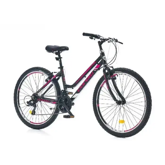 CORELLİ BANNER KADIN DAĞ BİSİKLETİ 408H V 26 JANT 21 VİTES SİYAH FUŞYA