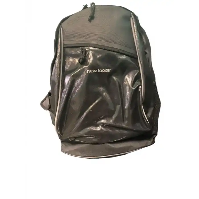NEW LOOXS SIRT ÇANTASI THE WAVE 37L 34 x 45 x 24 cm  BİSİKLET ARKA BAGAJ UYUMLU 205 SİYAH