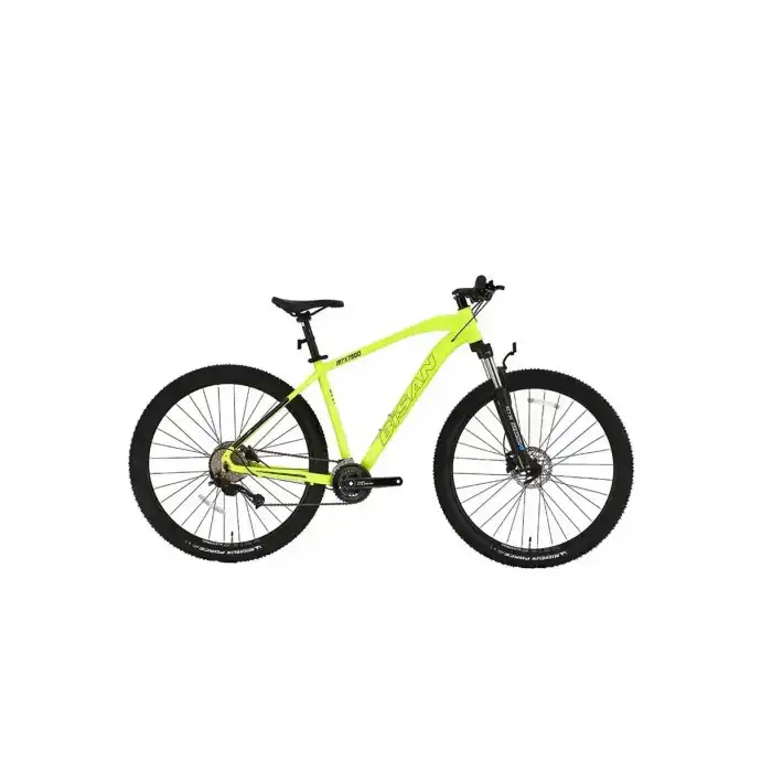 BİSAN MTX 7500 CUES ERKEK DAĞ BİSİKLETİ 43CM HD 27.5 JANT 20 VİTES NEON SARI BEYAZ SİYAH