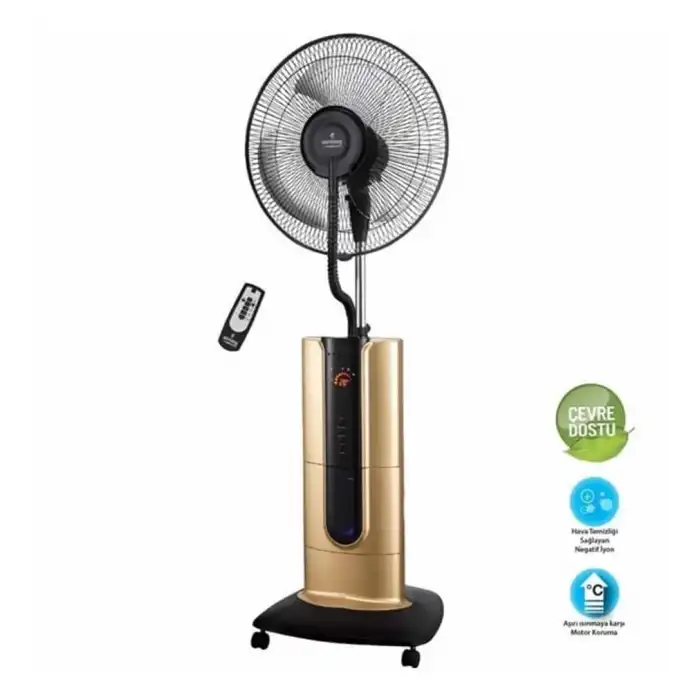 AIRKING COOL PRO 18 INCH 45,72CM İYONİZERLİ  AYAKLI VANTİLATÖR GOLD