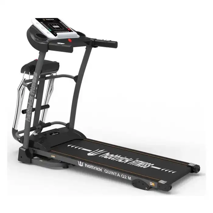 HATTRICK QUINTA Q2 M 2.5 HP MASAJ ALETLİ MANUEL EĞİMLİ SIT UP MOTORLU KOŞU BANDI SİYAH