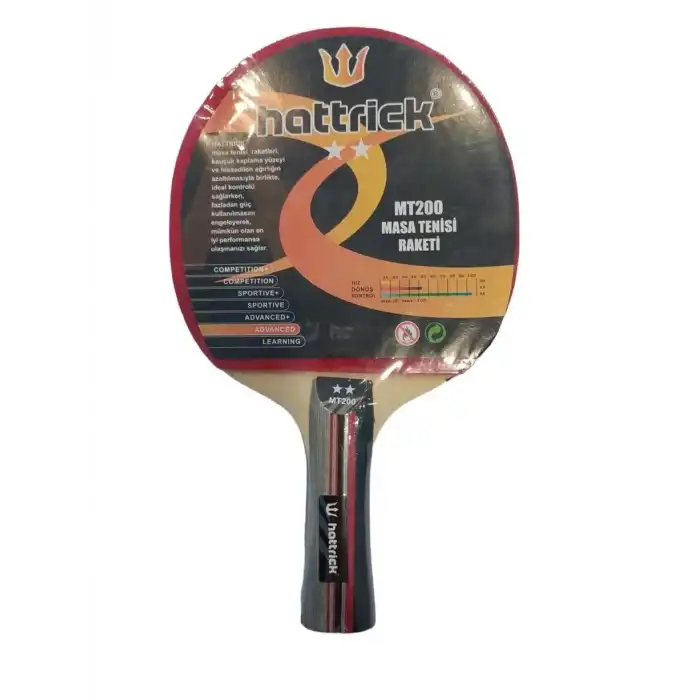 HATTRICK MT200 MASA TENİS RAKETİ 2 YILDIZ VAKUMLU