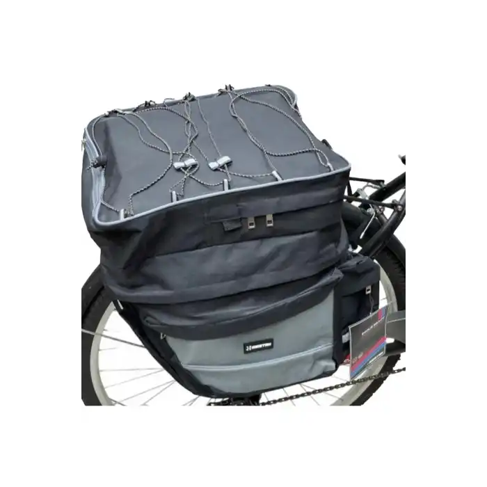 ASISTAN COOLIE RB600 BAGAJ ÜSTÜ HEYBE ÇANTA SİYAH