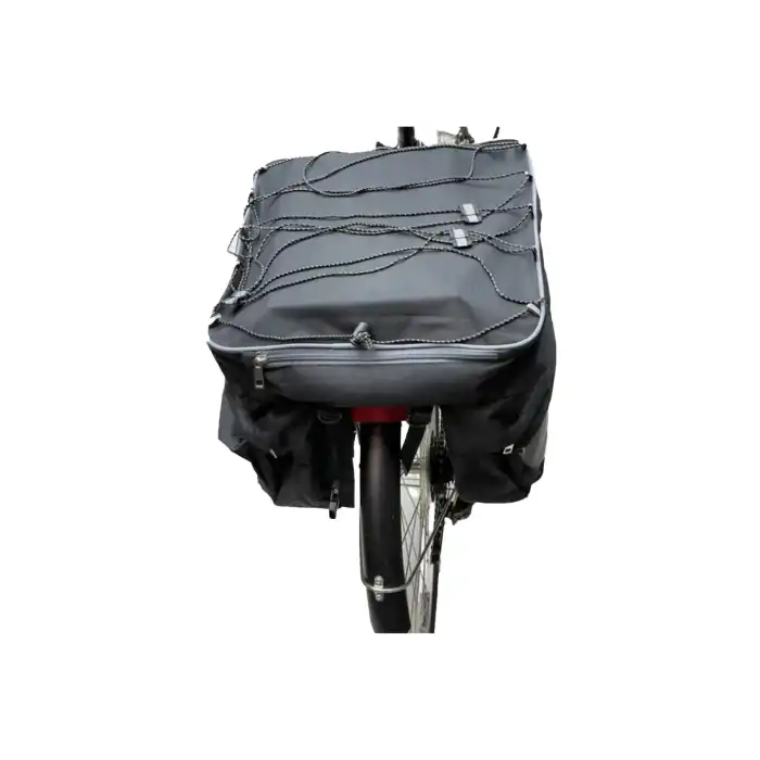 ASISTAN COOLIE RB600 BAGAJ ÜSTÜ HEYBE ÇANTA SİYAH