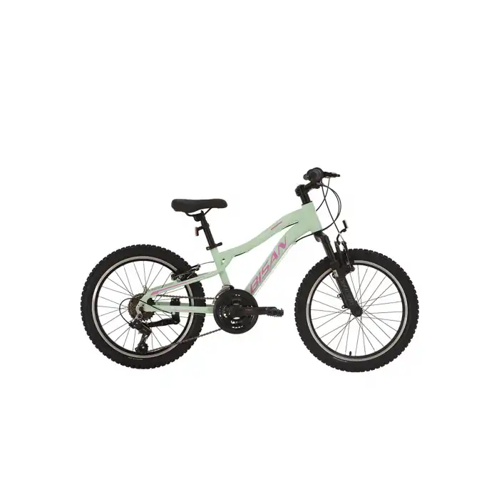 BİSAN KDX 2500-V KIZ ÇOCUK BİSİKLETİ 28CM V 20 JANT 21 VİTES MİNT YEŞİL PEMBE BEYAZ