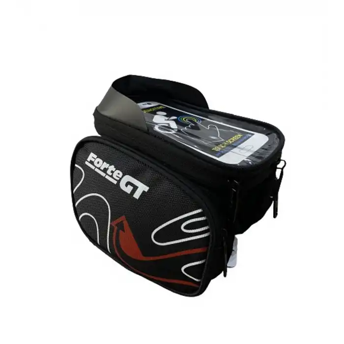 XBYC 841 BİSİKLET KADRO ÜSTÜ ÇANTA SİYAH KIRMIZI