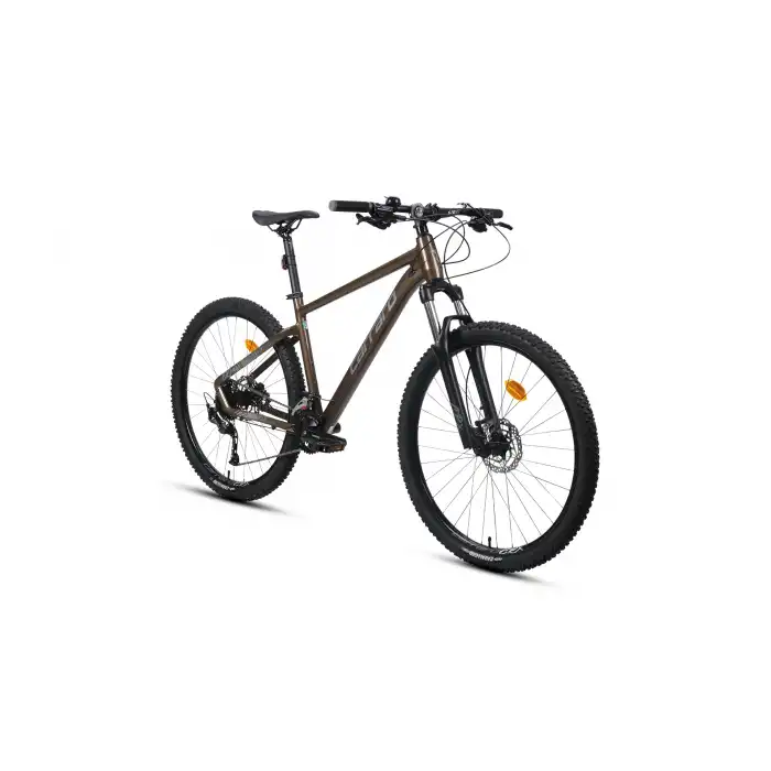 CARRARO CRX 718 ERKEK DAĞ BİSİKLETİ 360H HD 27.5 JANT 18 VİTES METALİK KAHVERENGİ GRİ