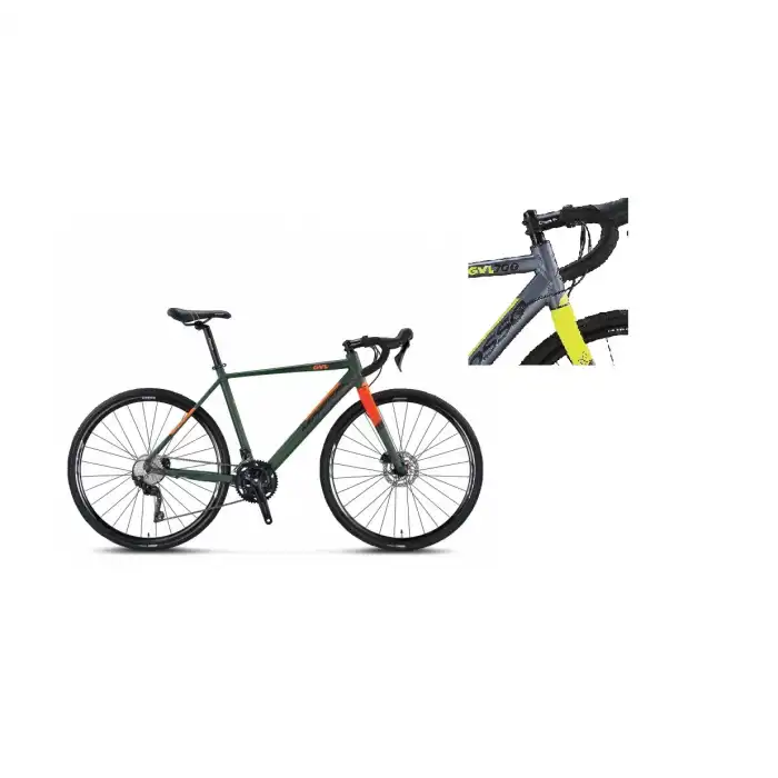 MOSSO GVL700-GRX400 ERKEK YARIŞ BİSİKLETİ 520H HD 28 JANT 20 VİTES ANTRASIT-LIME