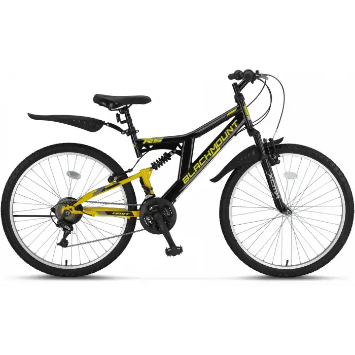 ÜMİT 2429 BLACKMOUNT ERKEK DAĞ BİSİKLETİ MSV-V 24 JANT 21 VİTES SRN SİYAH SARI