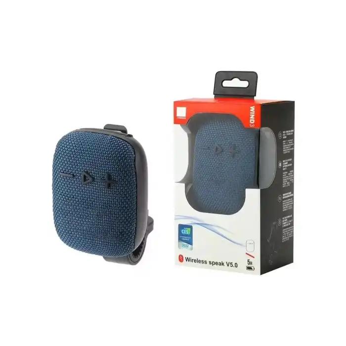 FORTE GT XBYC 2727 BİSİKLET HOPARLÖR WİRELESS SPEAK V5.0 WIND3S MAVİ