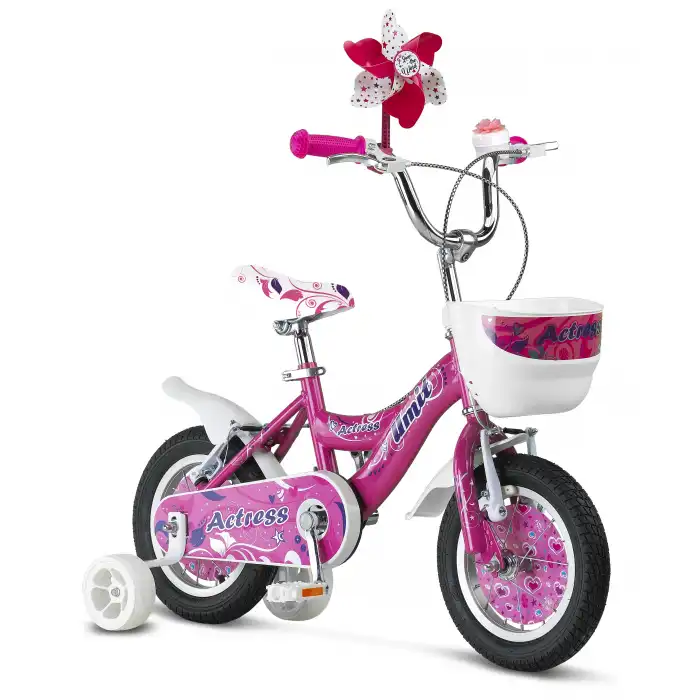 ÜMİT 1264 ACTRES-BMX-SEPET-V-KIZ ÇOCUK BİSİKLETİ 12 JANT PEMBE