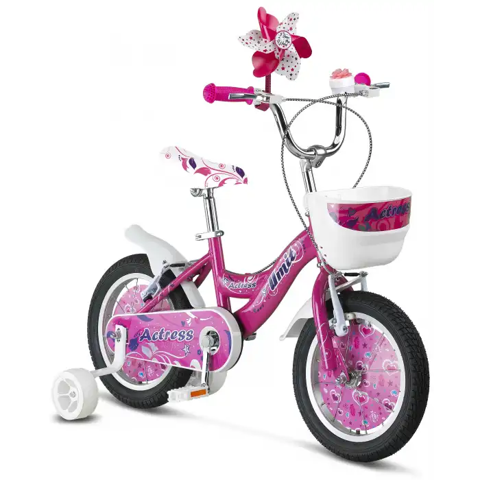 ÜMİT 1464 ACTRES-BMX-SEPET-V-KIZ ÇOCUK BİSİKLETİ 14 JANT PEMBE