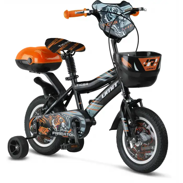 ÜMİT 1245 TIGER-V-ERKEK ÇOCUK BİSİKLETİ 12 JANT SİYAH