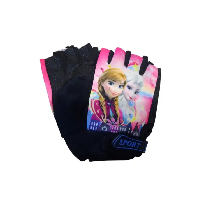 SPORT SONNY XBYC-HJ-1509 KISA PARMAK ÇOCUK ELDİVEN FROZEN PEMBE