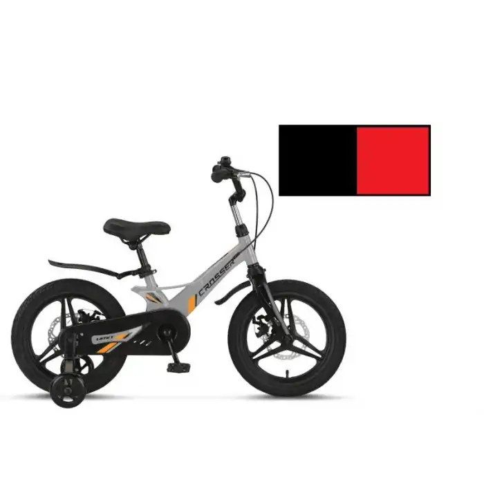 ÜMİT 1617 CROSSER 2D ERKEK ÇOCUK BİSİKLETİ MD 16 JANT SİYAH KIRMIZI