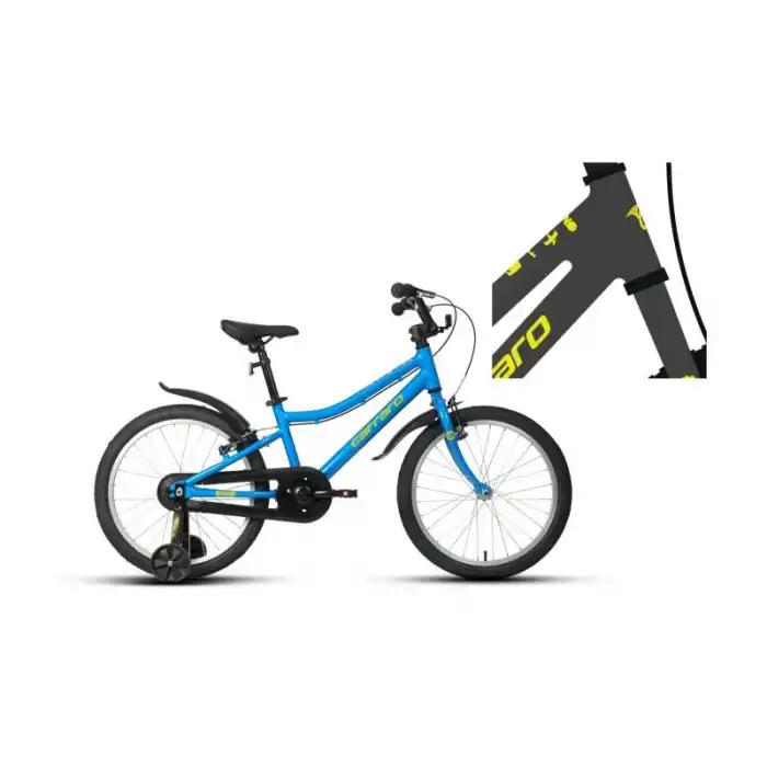 CARRARO DINO KIZ ÇOCUK BİSİKLETİ 285H V 20 JANT GRİ SARI