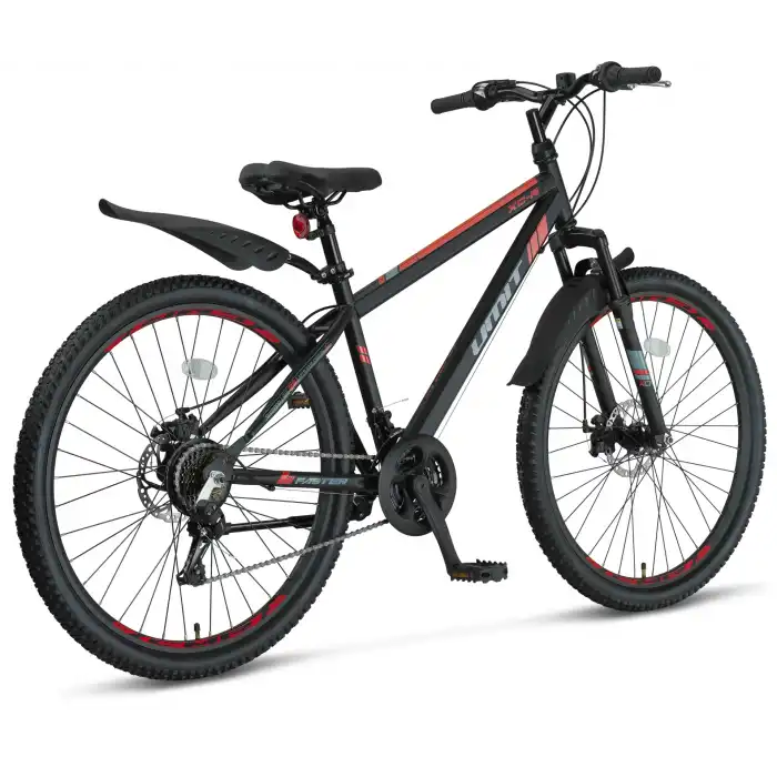 ÜMİT 2643 FASTER 2D ERKEK DAĞ BİSİKLETİ MD 26 JANT 21 VİTES SİYAH KIRMIZI