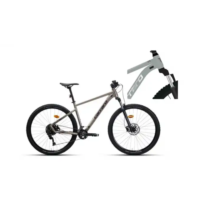 CARRARO CRX 920 ERKEK DAĞ BİSİKLETİ 440H HD 29 JANT 20 VİTES NARDO GRI KOYU GRI-KROM