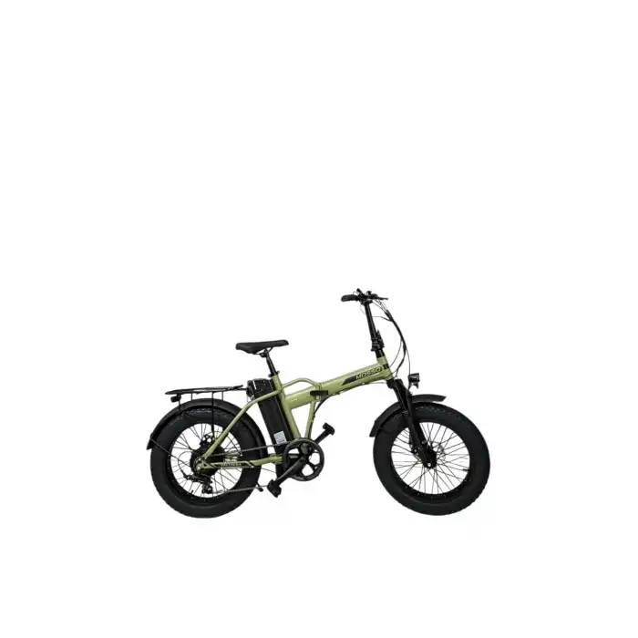 MOSSO VALTHERA-RR ELEKTRİKLİ KATLANIR BİSİKLET 420H MD 20 JANT 7 VİTES YEŞİL SİYAH