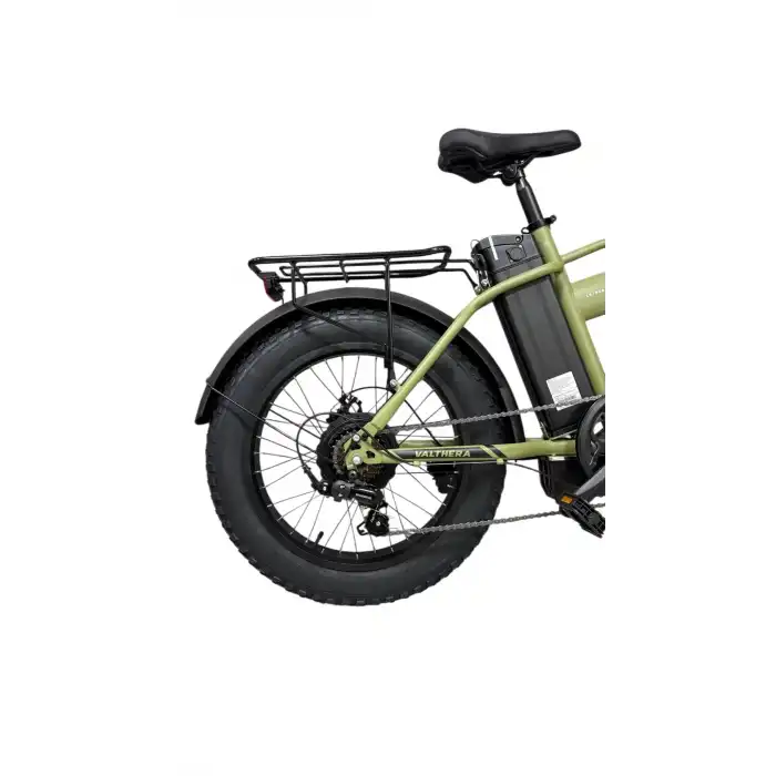 MOSSO VALTHERA-RR ELEKTRİKLİ KATLANIR BİSİKLET 420H MD 20 JANT 7 VİTES YEŞİL SİYAH