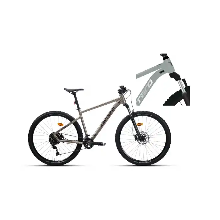 CARRARO CRX 920 ERKEK DAĞ BİSİKLETİ 400H HD 29 JANT 20 VİTES NARDO GRI KOYU GRI-KROM