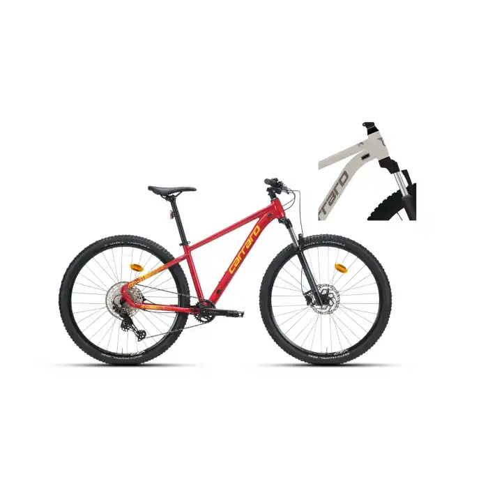 CARRARO CRX 911 ERKEK DAĞ BİSİKLETİ 440H HD 29 JANT 11 VİTES SICAK GRI SOLUK KAHVE