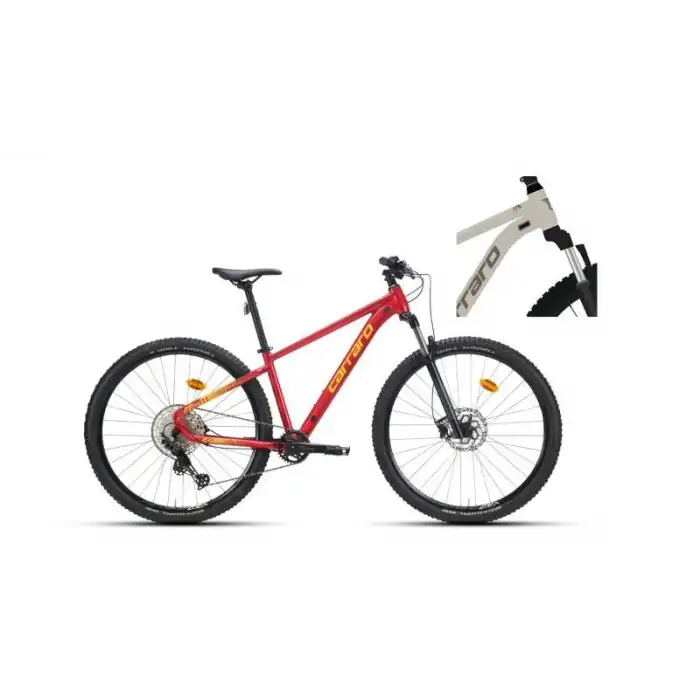 CARRARO CRX 911 ERKEK DAĞ BİSİKLETİ 480H HD 29 JANT 11 VİTES SICAK GRI SOLUK KAHVE