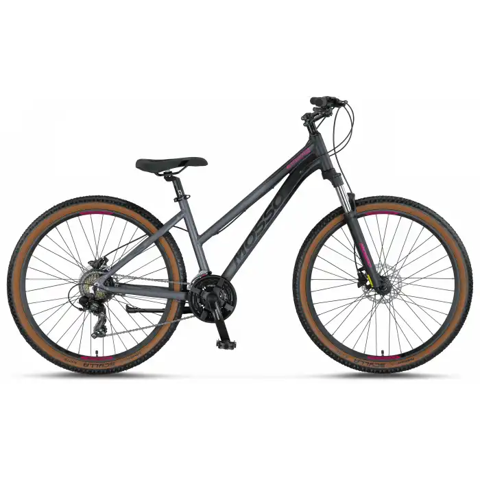 MOSSO WILDFIRE L-27-H KADIN DAĞ BİSİKLETİ 406H HD 27.5 JANT 21 VİTES MAT ANTRASİT