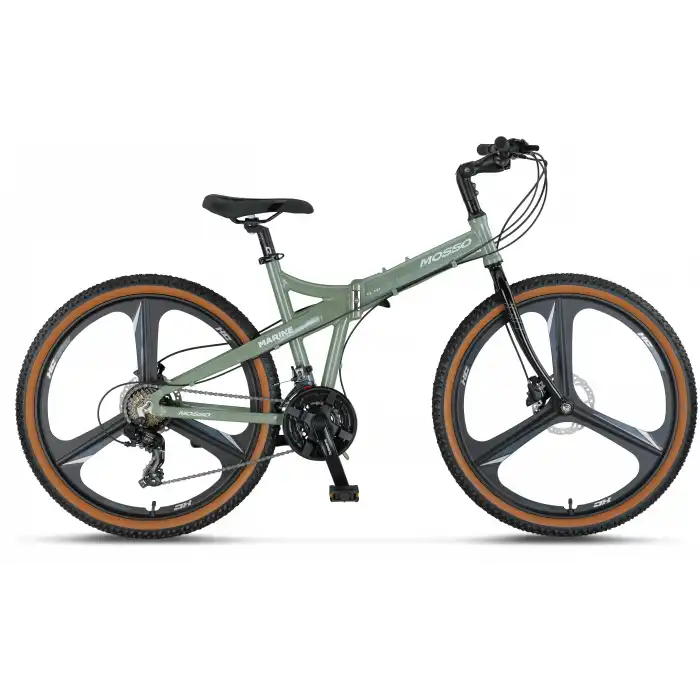 MOSSO MARINE-26-ACR-HD KATLANIR BİSİKLET 431H 26 JANT 21 VİTES ARMY GREEN
