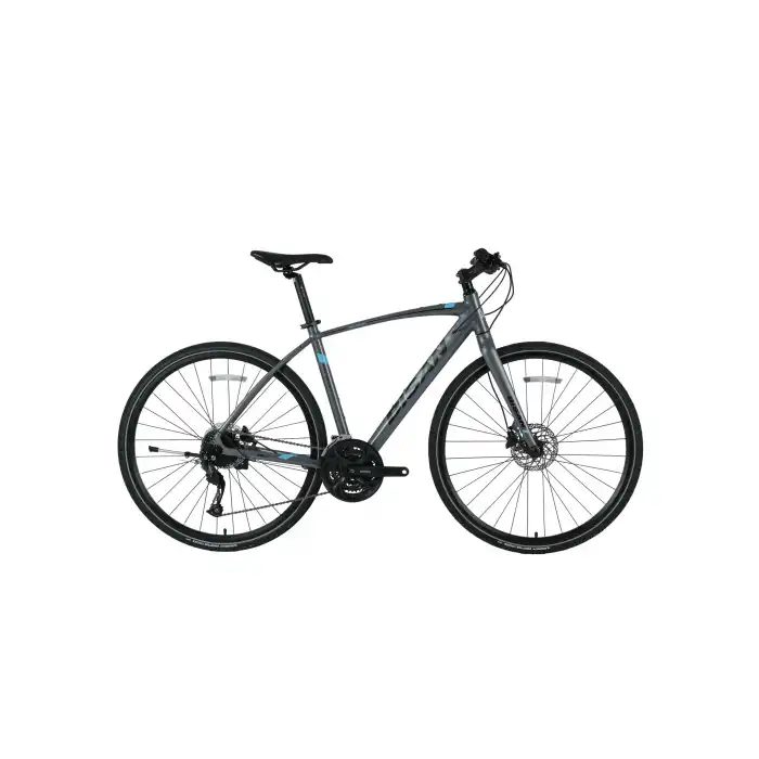 BİSAN TRX 8600 ALTUS ERKEK ŞEHİR BİSİKLETİ 50CM HD 28 JANT 27 VİTES METALİK GRİ MAVİ