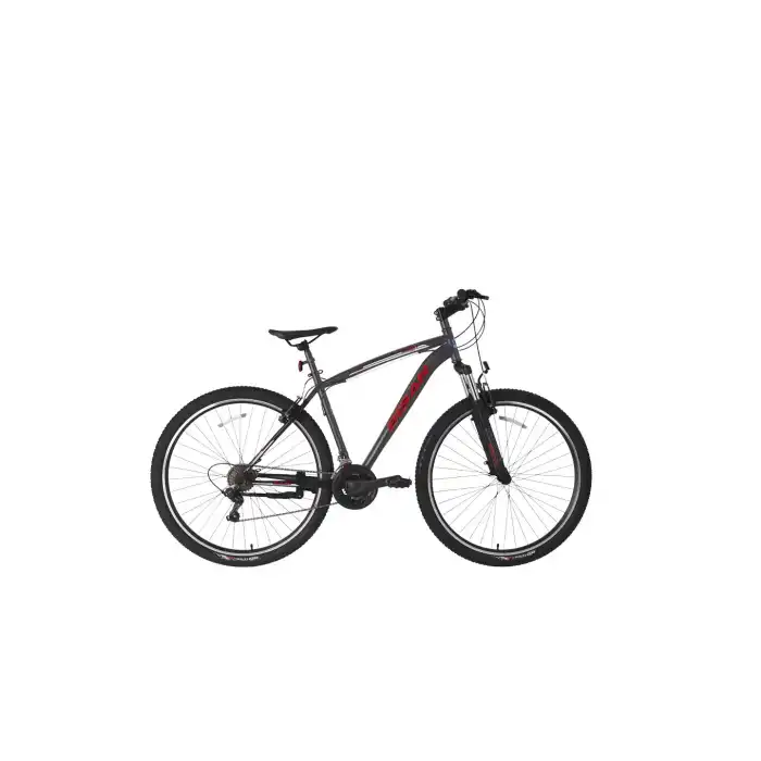 BİSAN LEON ERKEK DAĞ BİSİKLETİ 48CM V 27.5 JANT 21 VİTES MAT GRİ TURUNCU