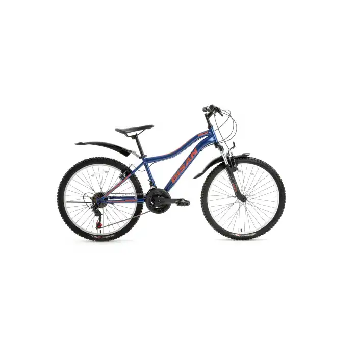 BİSAN ROCKY ERKEK DAĞ BİSİKLETİ 42CM V 26 JANT 21 VİTES LACİVERT KIRMIZI