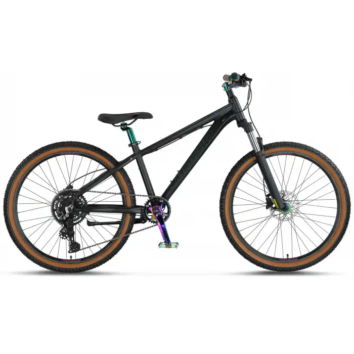 MOSSO RAINBOW 26 CUES HD ERKEK DAĞ BİSİKLETİ 356H 26 JANT 9 VİTES MAT BLACK