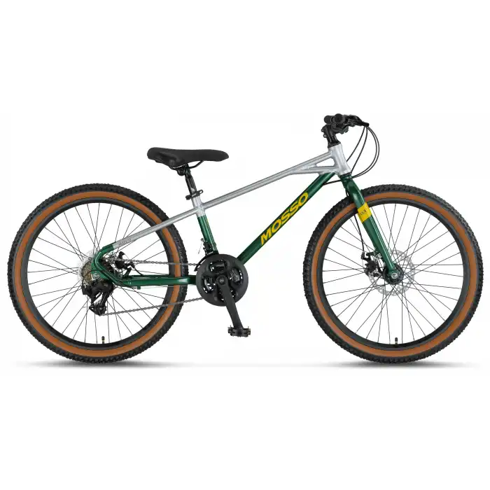 MOSSO DEMARCH M-24-MD ERKEK DAĞ BİSİKLETİ  280H 24 JANT 21 VİTES SİLVER GREEN