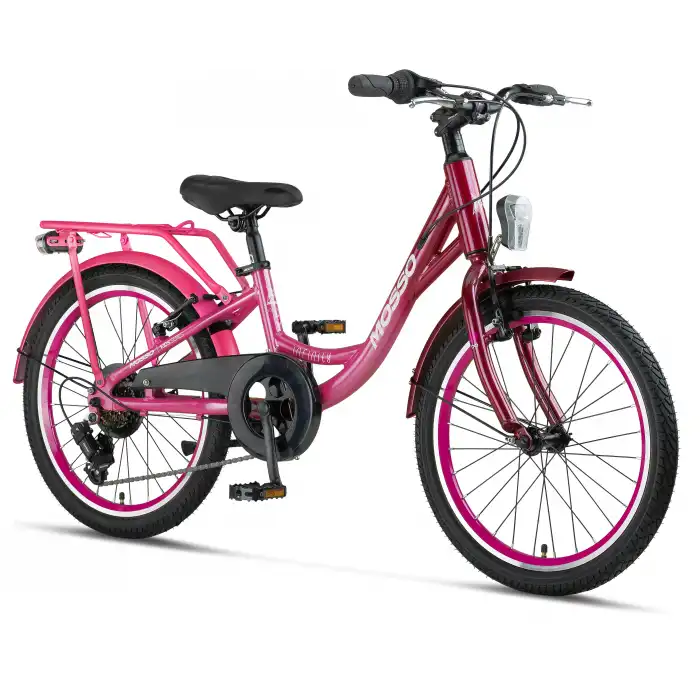 MOSSO INFINITY-20-V KIZ ÇOCUK BİSİKLETİ 254H 20 JANT 6 VİTES PINK FUXIA
