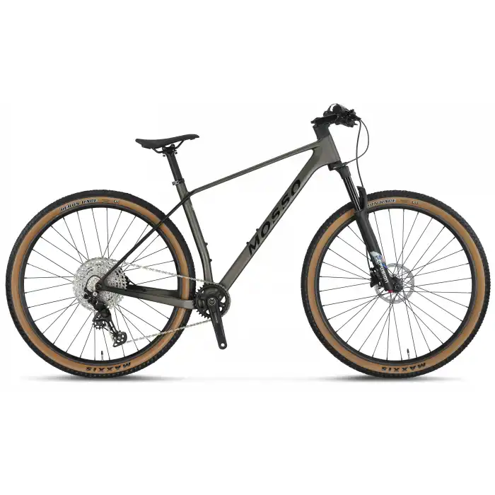 MOSSO LANTOP 612 PLUS HD ERKEK DAĞ BİSİKLETİ KARBON 430H  29 JANT 12 VİTES MAT SİYAH GRİ