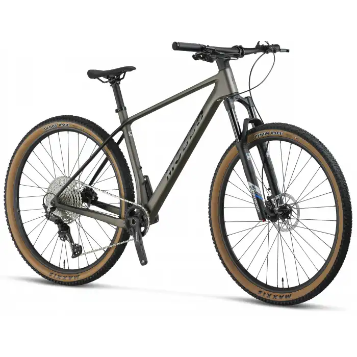 MOSSO LANTOP 612 PLUS HD ERKEK DAĞ BİSİKLETİ KARBON 430H  29 JANT 12 VİTES MAT SİYAH GRİ