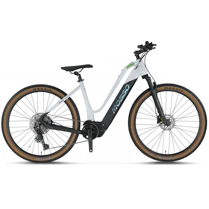 MOSSO E-LUPRA ELEKTRİKLİ KADIN DAĞ BİSİKLET 430H HD 28 JANT 11 VİTES WHITE BLACK