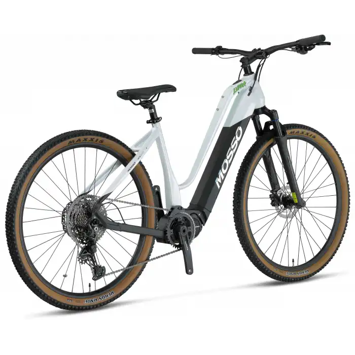 MOSSO E-LUPRA ELEKTRİKLİ KADIN DAĞ BİSİKLET 430H HD 28 JANT 11 VİTES WHITE BLACK