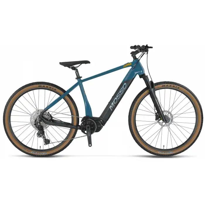 MOSSO E-LUPRA ELEKTRİKLİ ERKEK DAĞ BİSİKLET 480H HD 28 JANT 11 VİTES BLUE BLACK