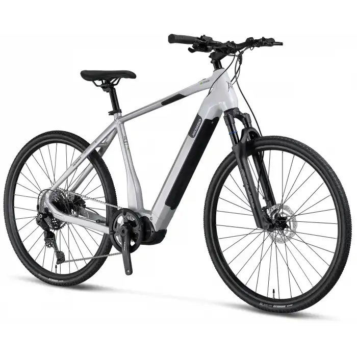 MOSSO E-LEGARDA ELEKTRİKLİ ŞEHİR BİSİKLET 520H HYD 28 JANT 10 VİTES WHITE SILVER