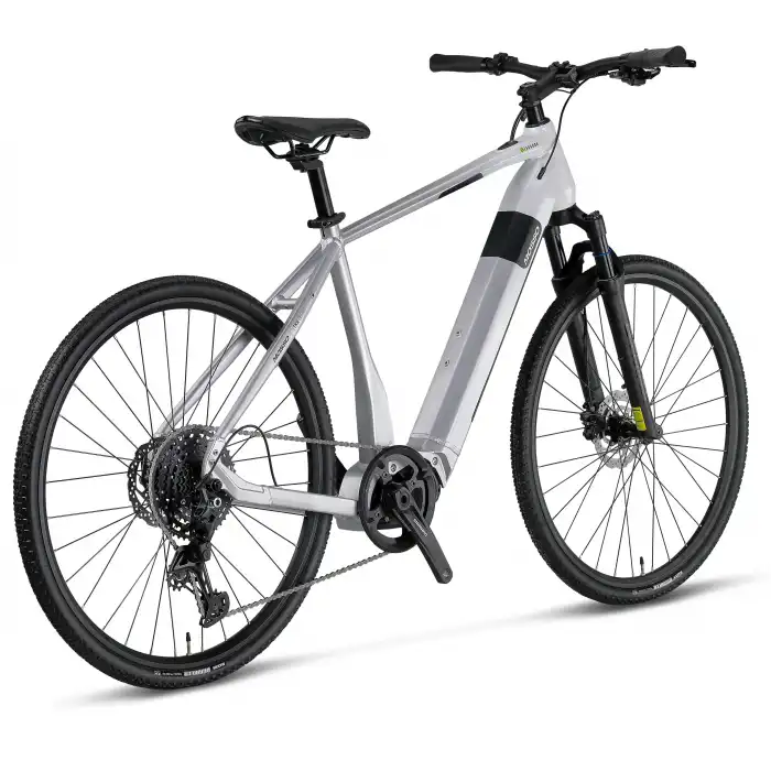 MOSSO E-LEGARDA ELEKTRİKLİ ŞEHİR BİSİKLET 520H HYD 28 JANT 10 VİTES WHITE SILVER