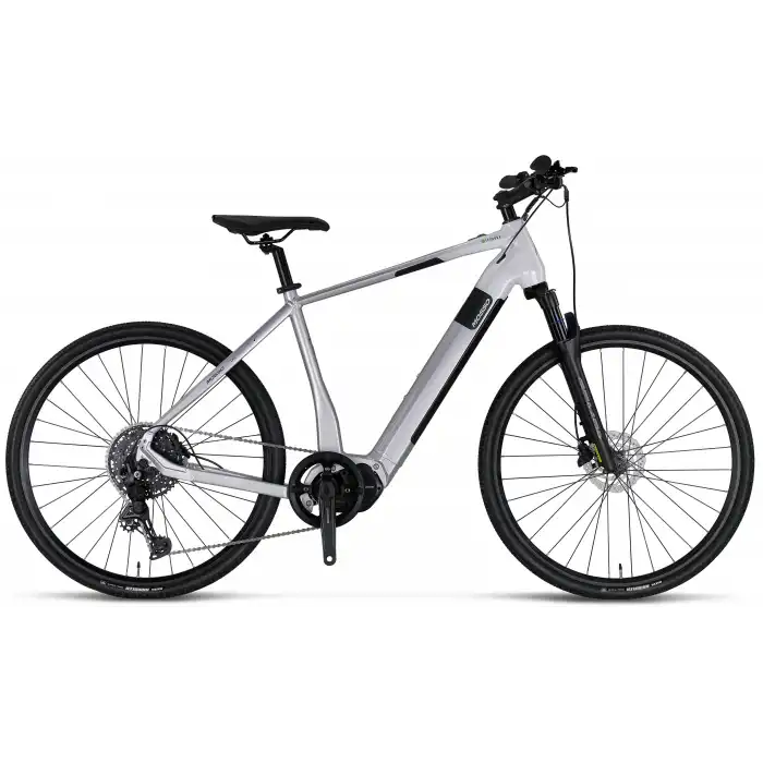 MOSSO E-LEGARDA ELEKTRİKLİ ŞEHİR BİSİKLET 520H HYD 28 JANT 10 VİTES WHITE SILVER