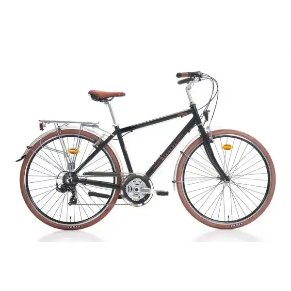 BIANCHI RUBINO ERKEK ŞEHİR BİSİKLETİ 470H V 28 JANT 21 VİTES BLACK GLOSSY