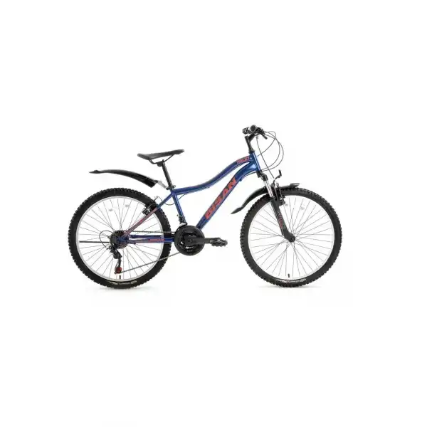 BİSAN ROCKY ERKEK DAĞ BİSİKLETİ 42CM V 26 JANT 21 VİTES LACİVERT KIRMIZI