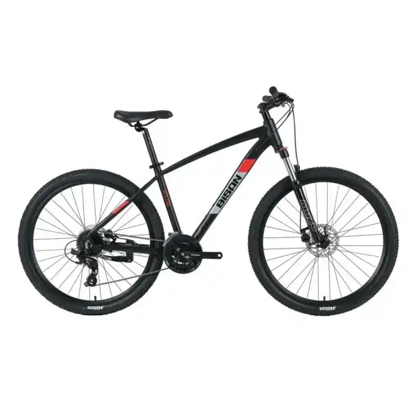 BİSAN MTX 7200 ERKEK DAĞ BİSİKLETİ 48CM MD 26 JANT 24 VİTES MAT SİYAH KIRMIZI