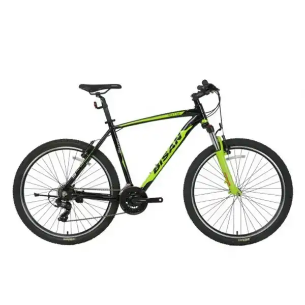 BİSAN MTX 7100 ERKEK DAĞ BİSİKLETİ 53CM V 27.5 JANT 21 VİTES SİYAH YEŞİL