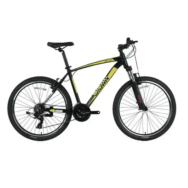 BİSAN MTX 7100 ERKEK DAĞ BİSİKLETİ 48CM V 27.5 JANT 21 VİTES MAT SİYAH SARI